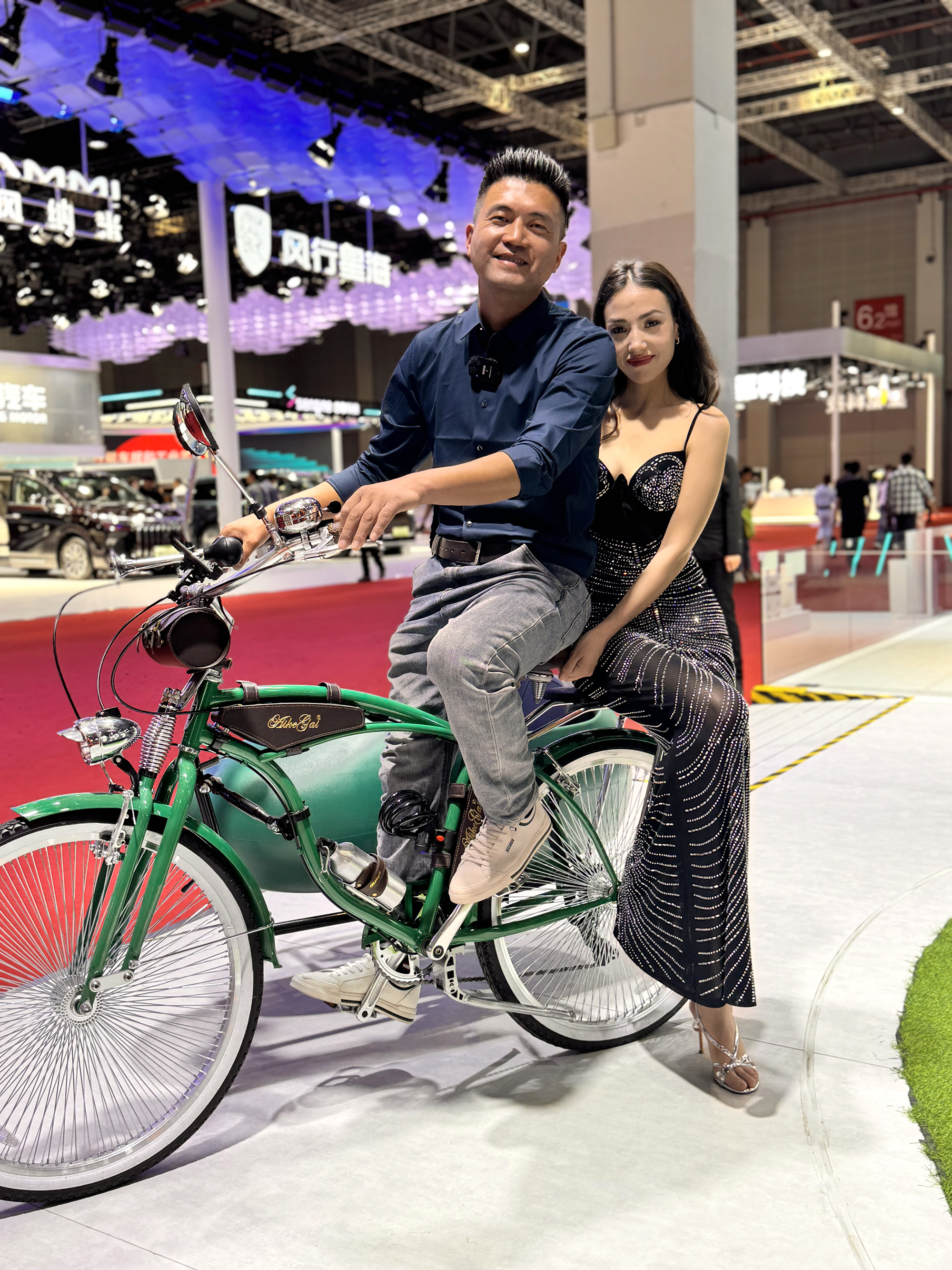 Stroller bike Green